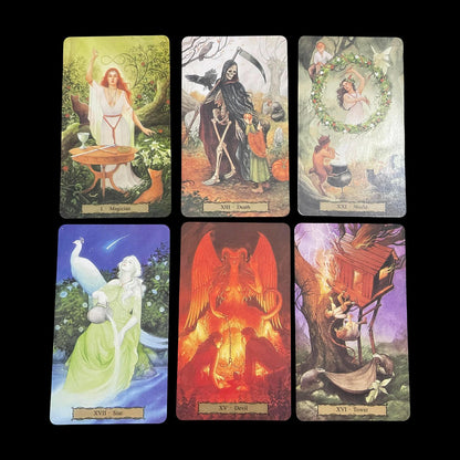 Witch’s Garden Tarot by Sasha Graham – 78 Card Botanical Deck Illustrated by Nataša Ilincic for Divination & Spiritual Growth
