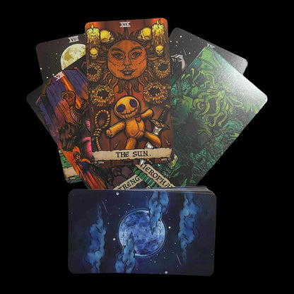 The Ghoulish Garbs Terror Tarot – 23 Card Major Arcana Horror Deck for Divination, Shadow Work & Spiritual Insight