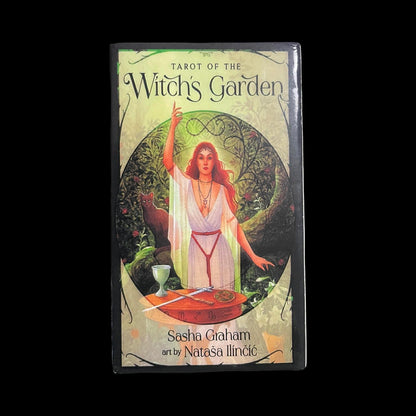 Witch’s Garden Tarot by Sasha Graham – 78 Card Botanical Deck Illustrated by Nataša Ilincic for Divination & Spiritual Growth