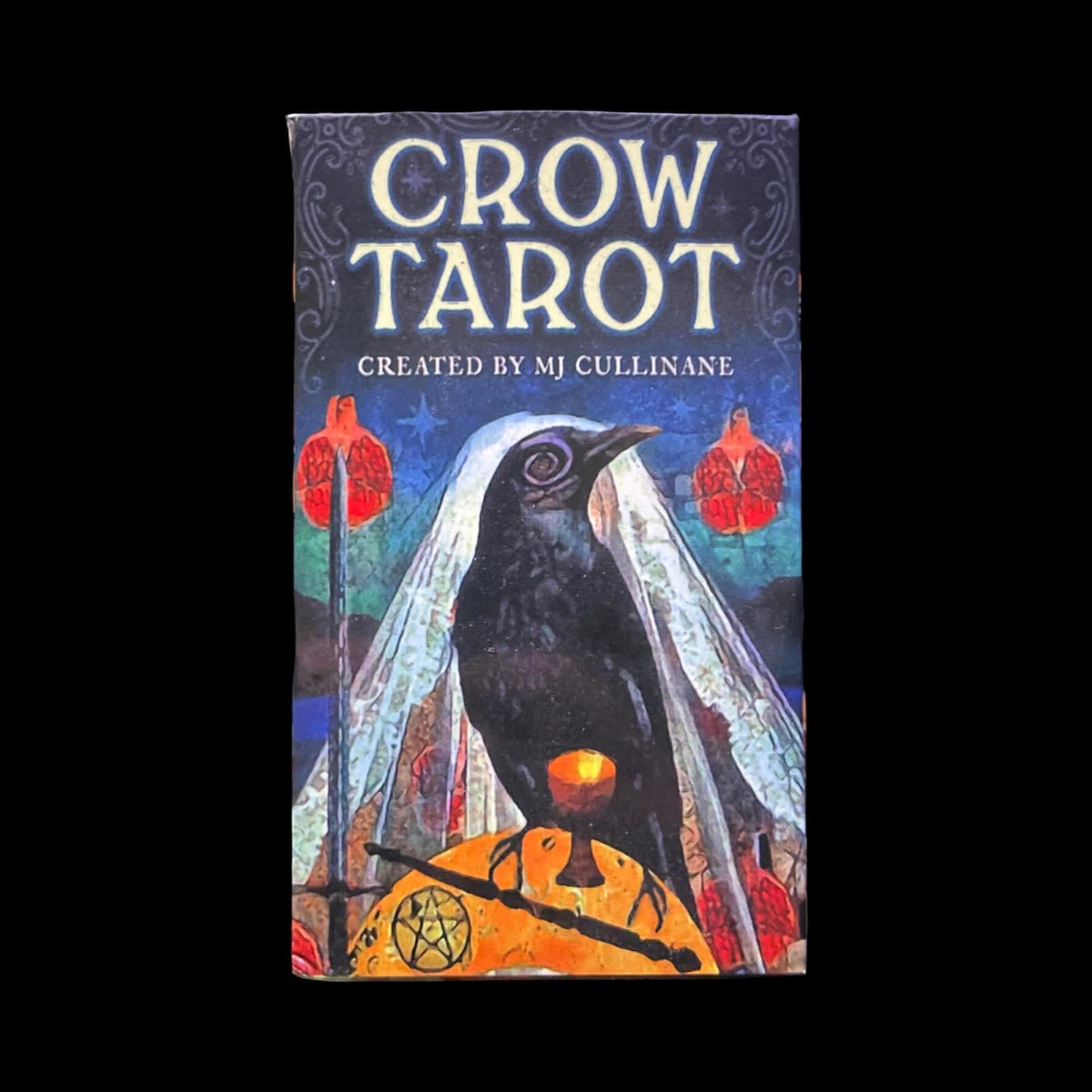 Crow Tarot by MJ Cullinane – 78 Card Nature-Inspired Deck for Divination, Spiritual Guidance & Intuitive Reading - Witchy Black Raven Tarot