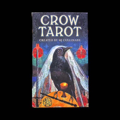 Crow Tarot by MJ Cullinane – 78 Card Nature-Inspired Deck for Divination, Spiritual Guidance & Intuitive Reading - Witchy Black Raven Tarot