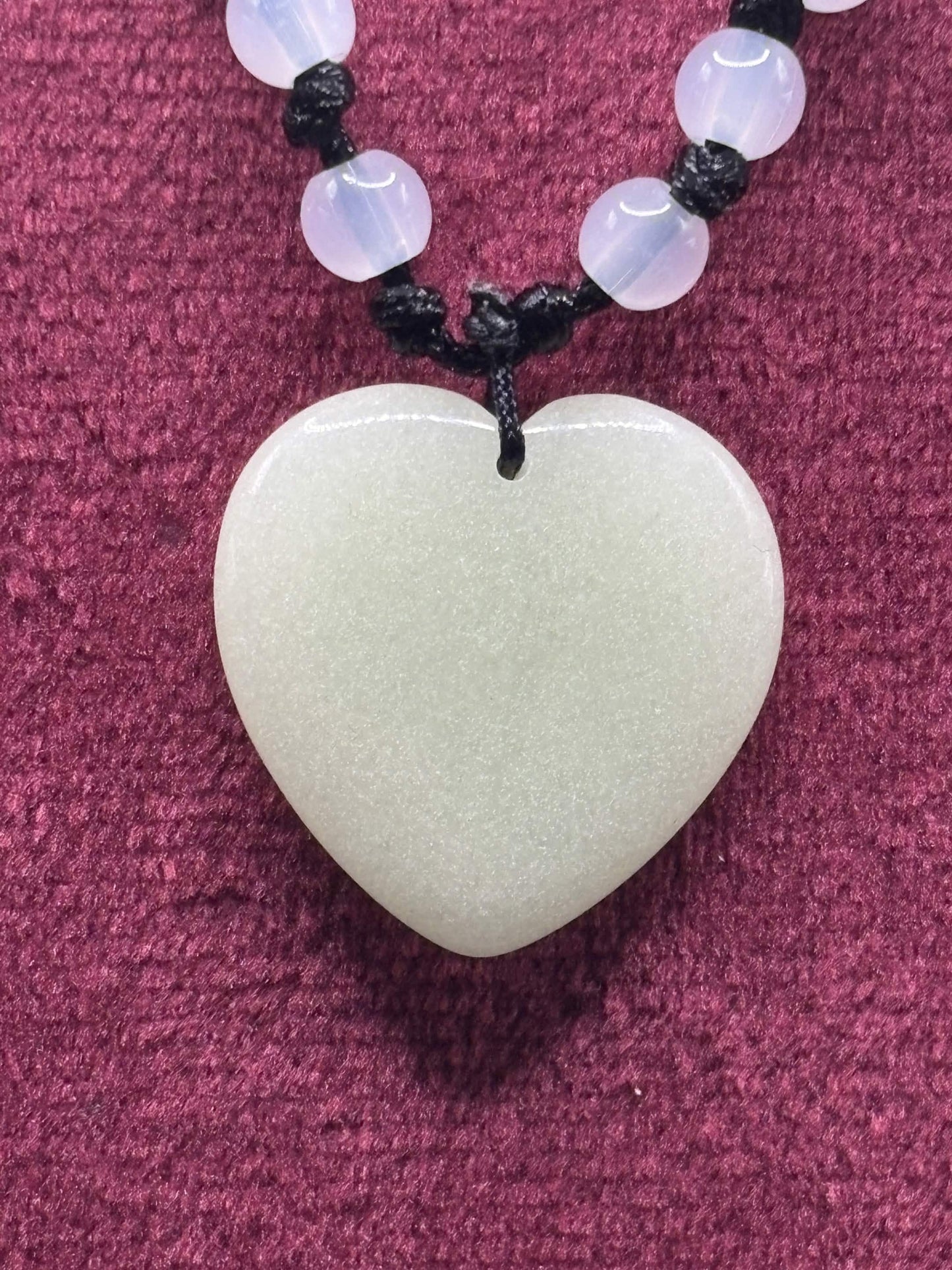 Glowing Heart Necklace | Green Fluorescent Love Pendant | Glows In The Dark | Beautiful Phosphorous Jewelry