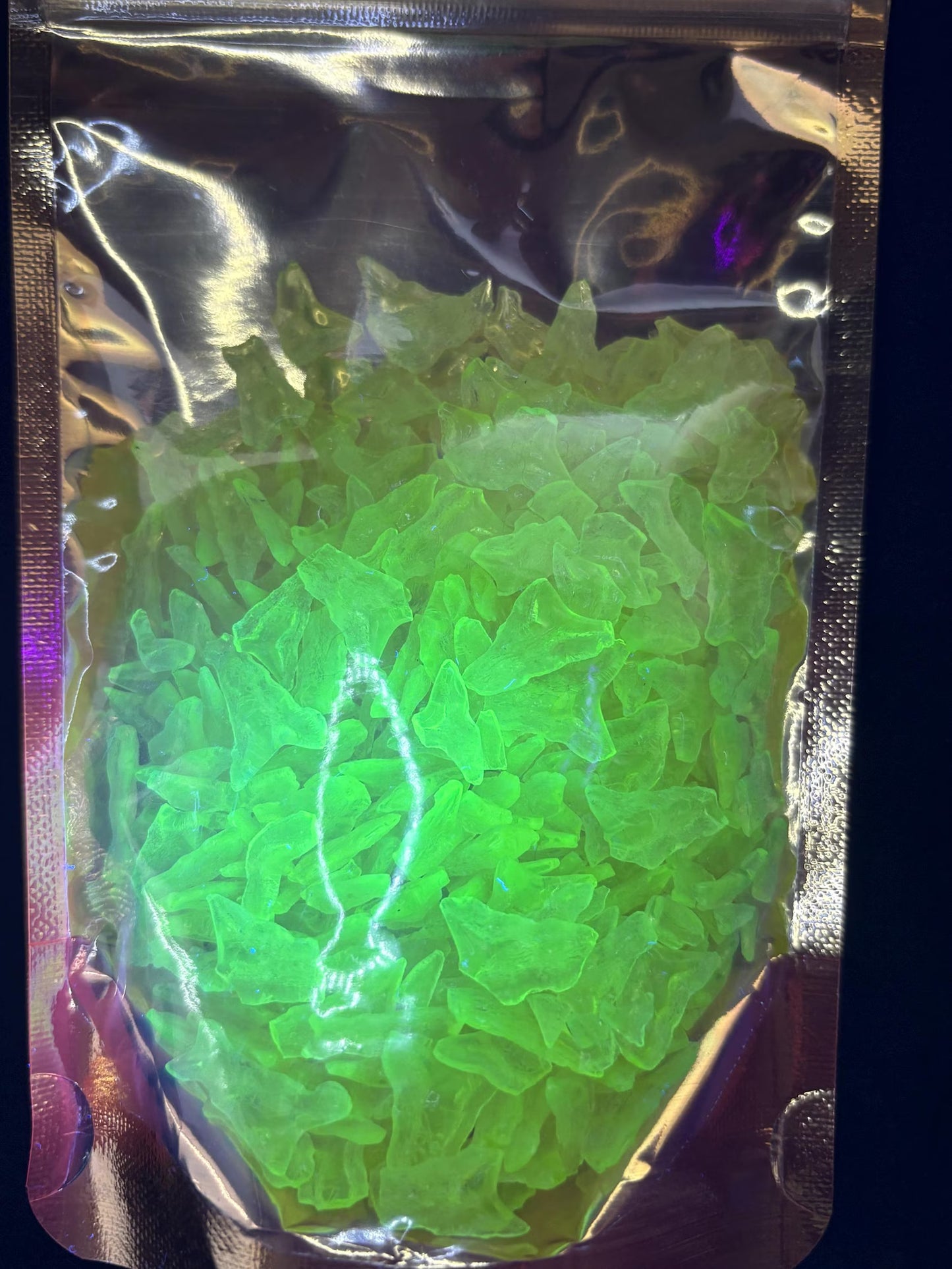 Uranium Glass Shards (50-300g) | Safe Radioactive Chips for DIY Crafts