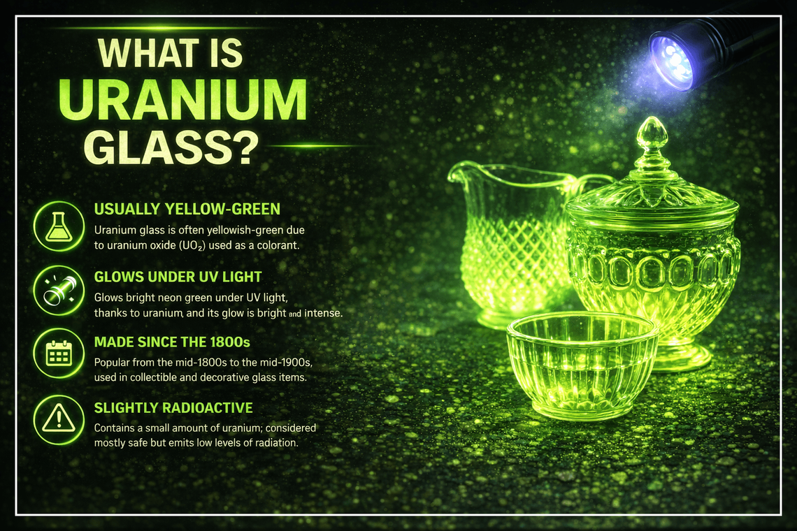 what is uranium glass and how is it made