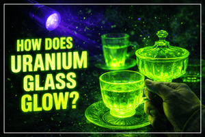 Why Does Uranium Glass Glow Green In The Dark? UV Fluorescence