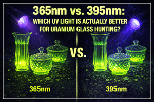 365nm vs. 395nm: Which UV Light is Actually Better for Uranium Glass Hunting?